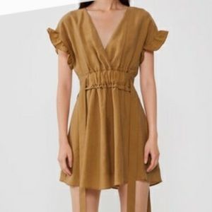 Zara mustard dress